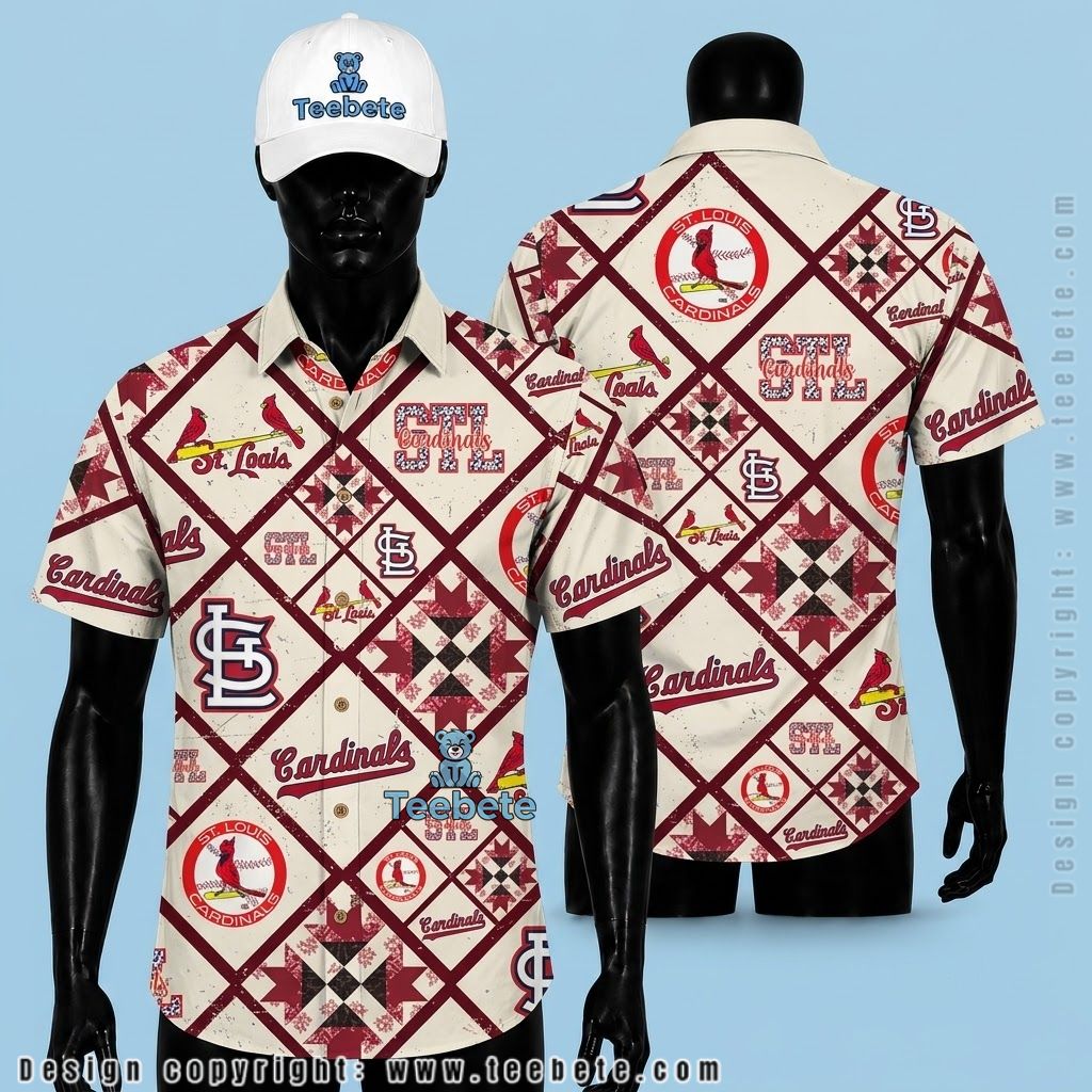 St. Louis Cardinals Tropical Shirt Dark Jungle