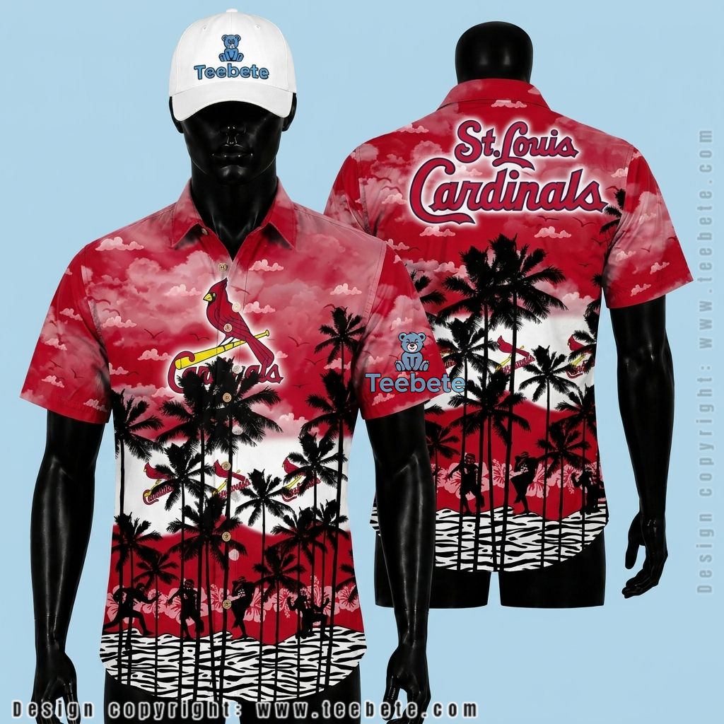 St. Louis Cardinals Tropical Shirt Tropical Floral St. Louis Cardinals Tropical Shirt Tropical Floral