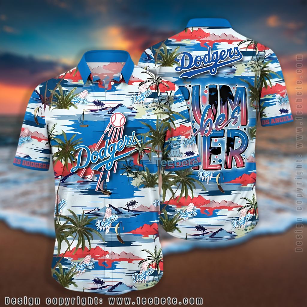 Summer Tropical Island Los Angeles Dodgers Tropical Shirt Version 2 Summer Tropical Island Los Angeles Dodgers Tropical Shirt Version 2