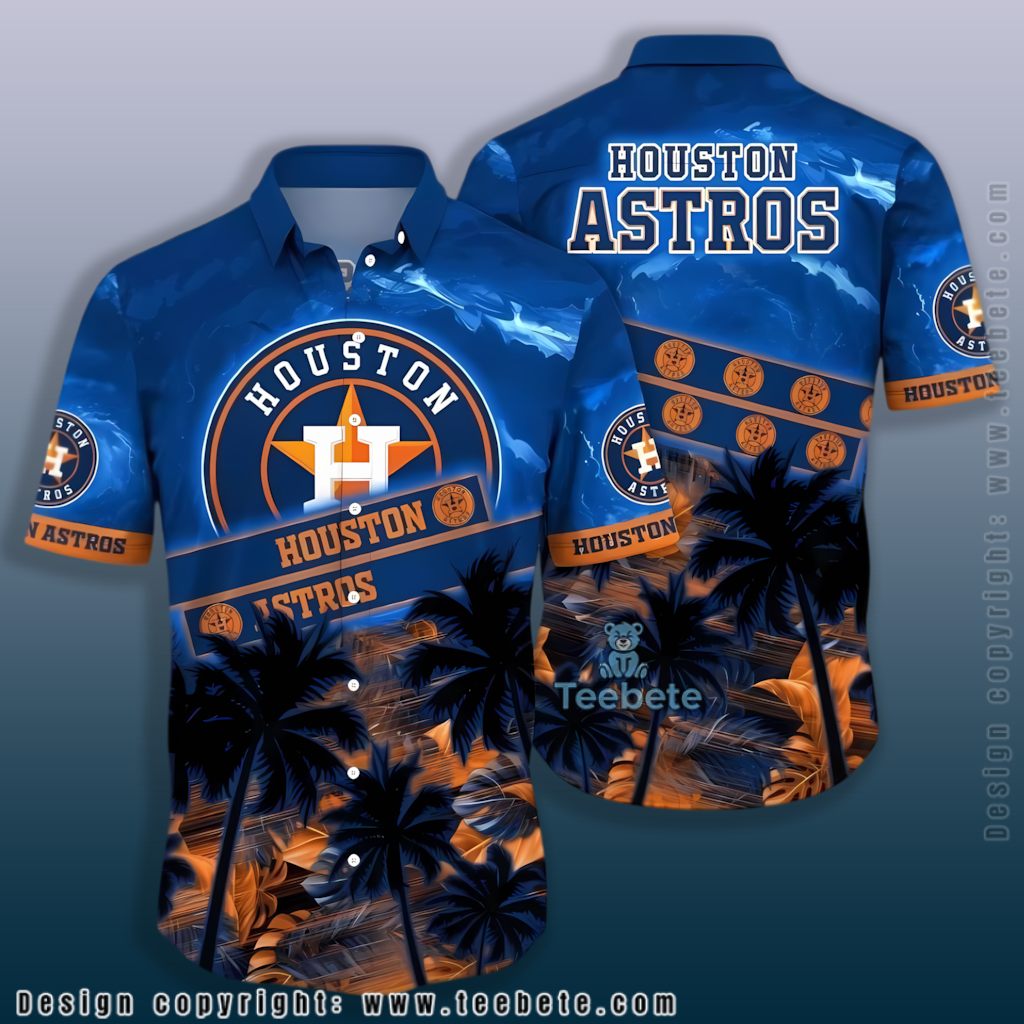 Sunset Beach Houston Astros Hawaiian Shirt