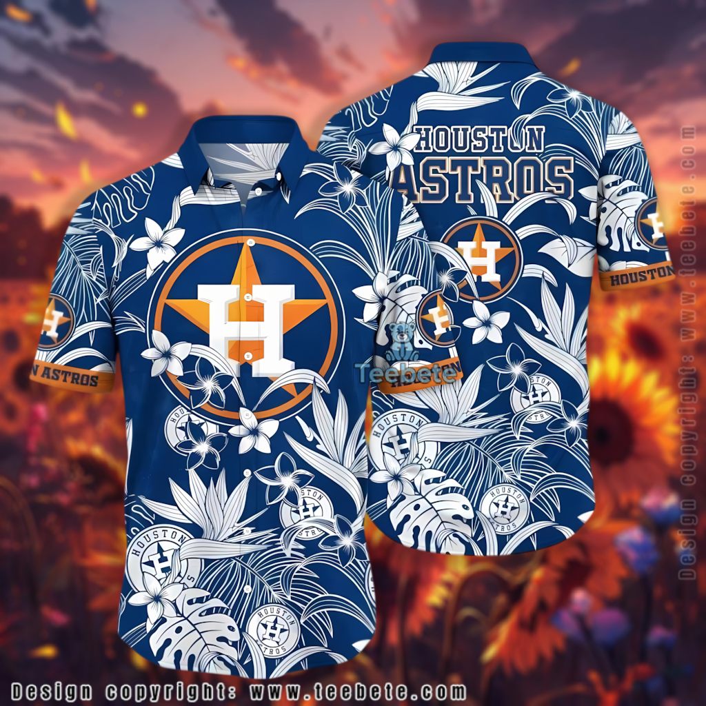Vintage Floral Houston Astros Aloha Shirt Version 2 Vintage Floral Houston Astros Aloha Shirt Version 2