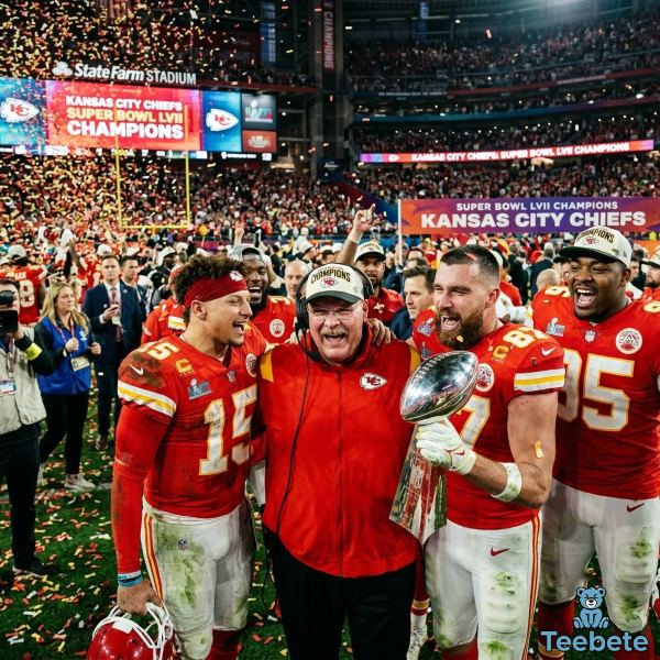 Andy Reid and the Kansas City Chiefs: Building a Modern Dynasty 19 Andy Reid Kansas City Chiefs Championship Celebration