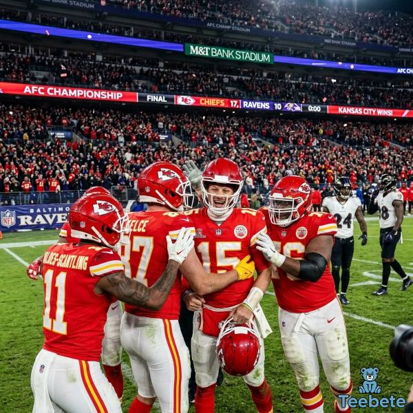 Kansas City Chiefs Road AFC Championship Victory