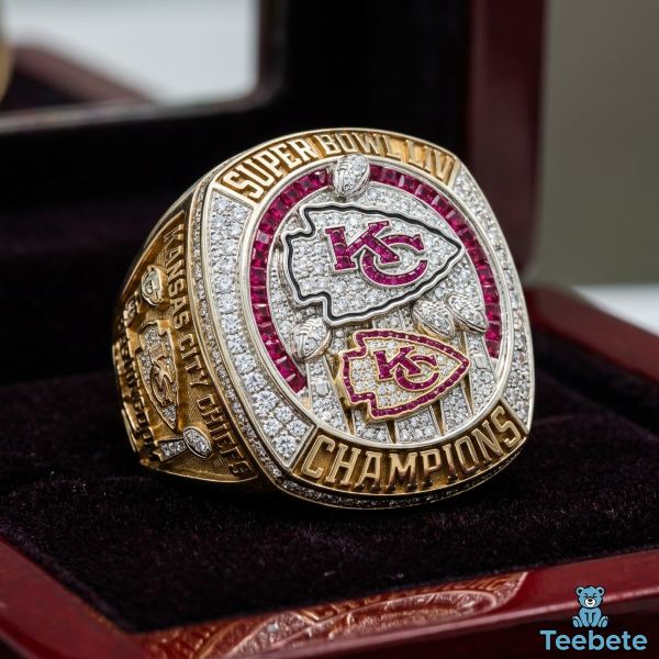Kansas City Chiefs Rings: How Many Championship Rings Do They Have? 18 Kansas City Chiefs Super Bowl LIV Ring Close Up
