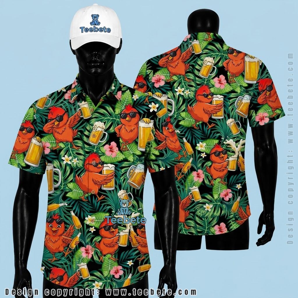 Beer Tropical Shirt Duck Sunglasses Tropical Party
