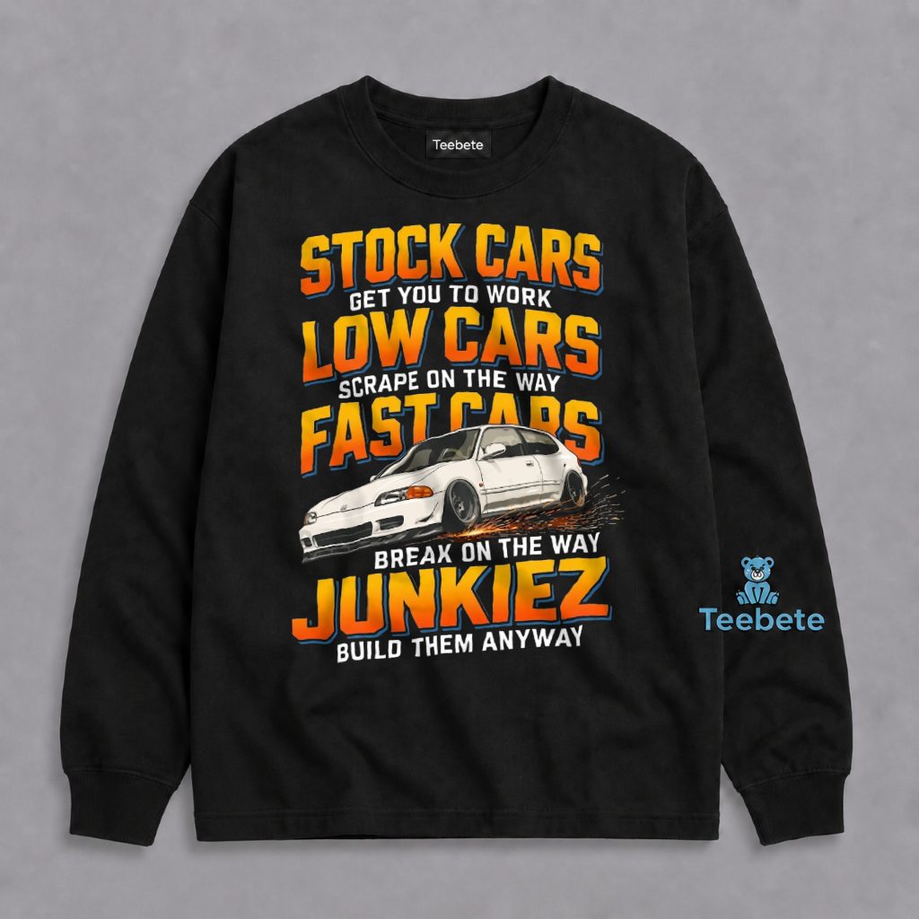 JDM Car Long Sleeve Stock Cars Low Cars Fast Cars Junkiez JDM Car Long Sleeve Stock Cars Low Cars Fast Cars Junkiez