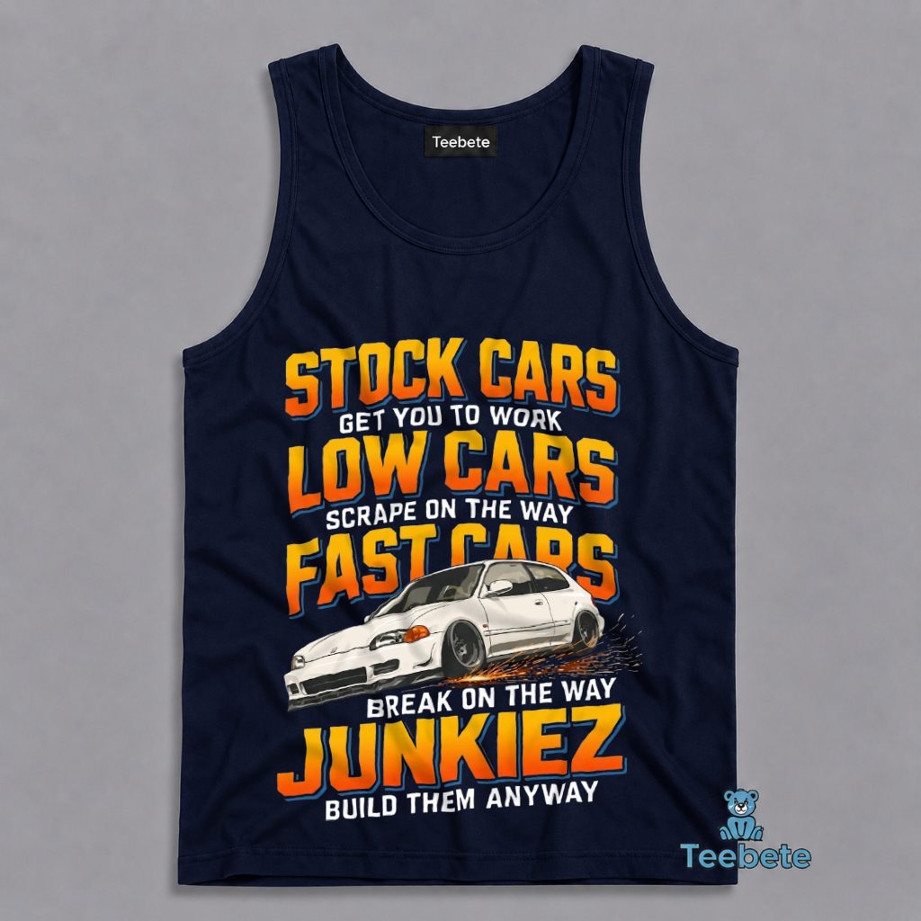 JDM Car Tanktop Stock Cars Low Cars Fast Cars Junkiez JDM Car Tanktop Stock Cars Low Cars Fast Cars Junkiez