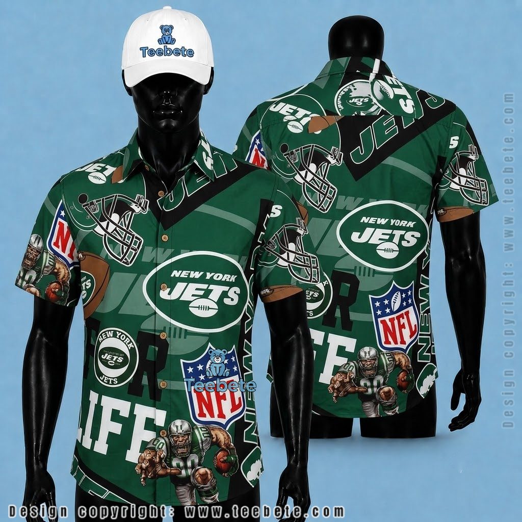 New York Jets Hawaiian Shirt Fan Life