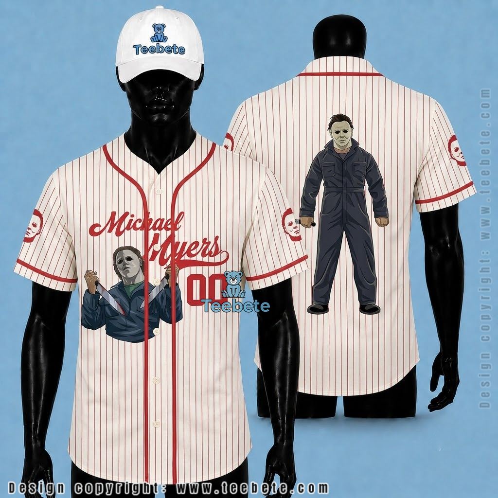Personalized Michael Myers Baseball Jersey Halloween