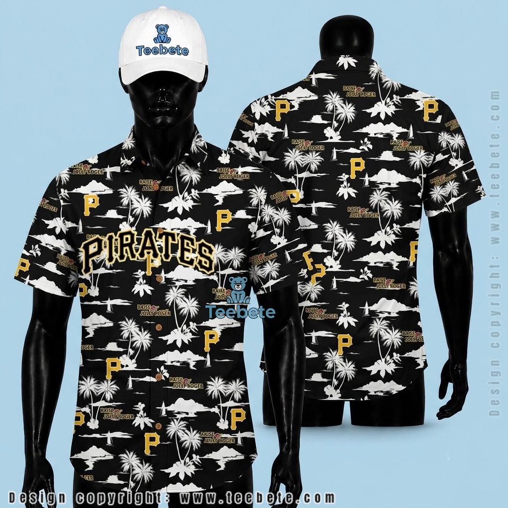 Pittsburgh Pirates Hawaiian Shirt Raise The Jolly Roger