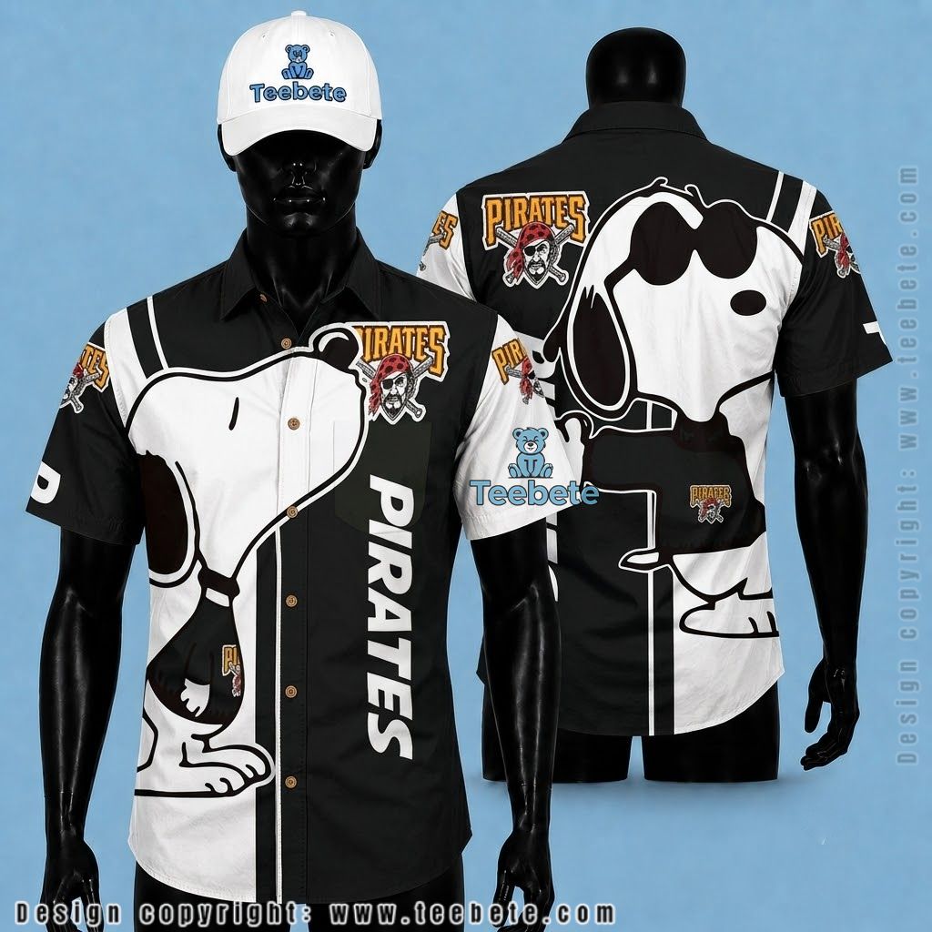 Pittsburgh Pirates Hawaiian Shirt Snoopy Cool