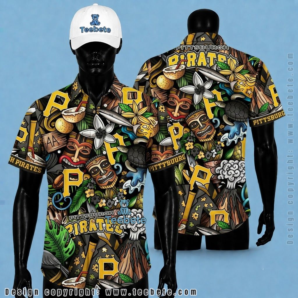 Pittsburgh Pirates Hawaiian Shirt Tiki Jungle