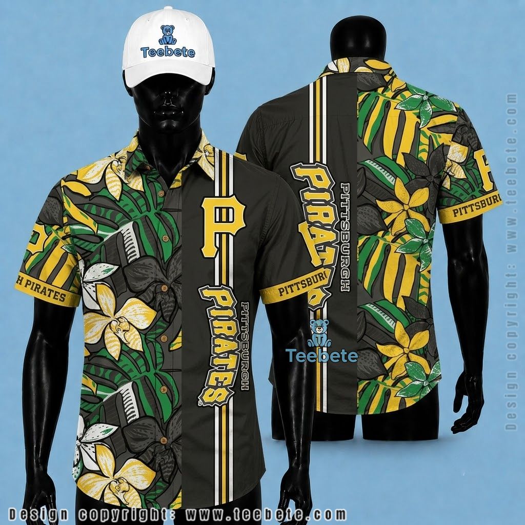 Pittsburgh Pirates Tropical Shirt Yellow Orchid