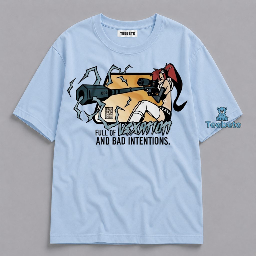 Redhead Gunner Shirt Full Of Vexation Bad Intentions