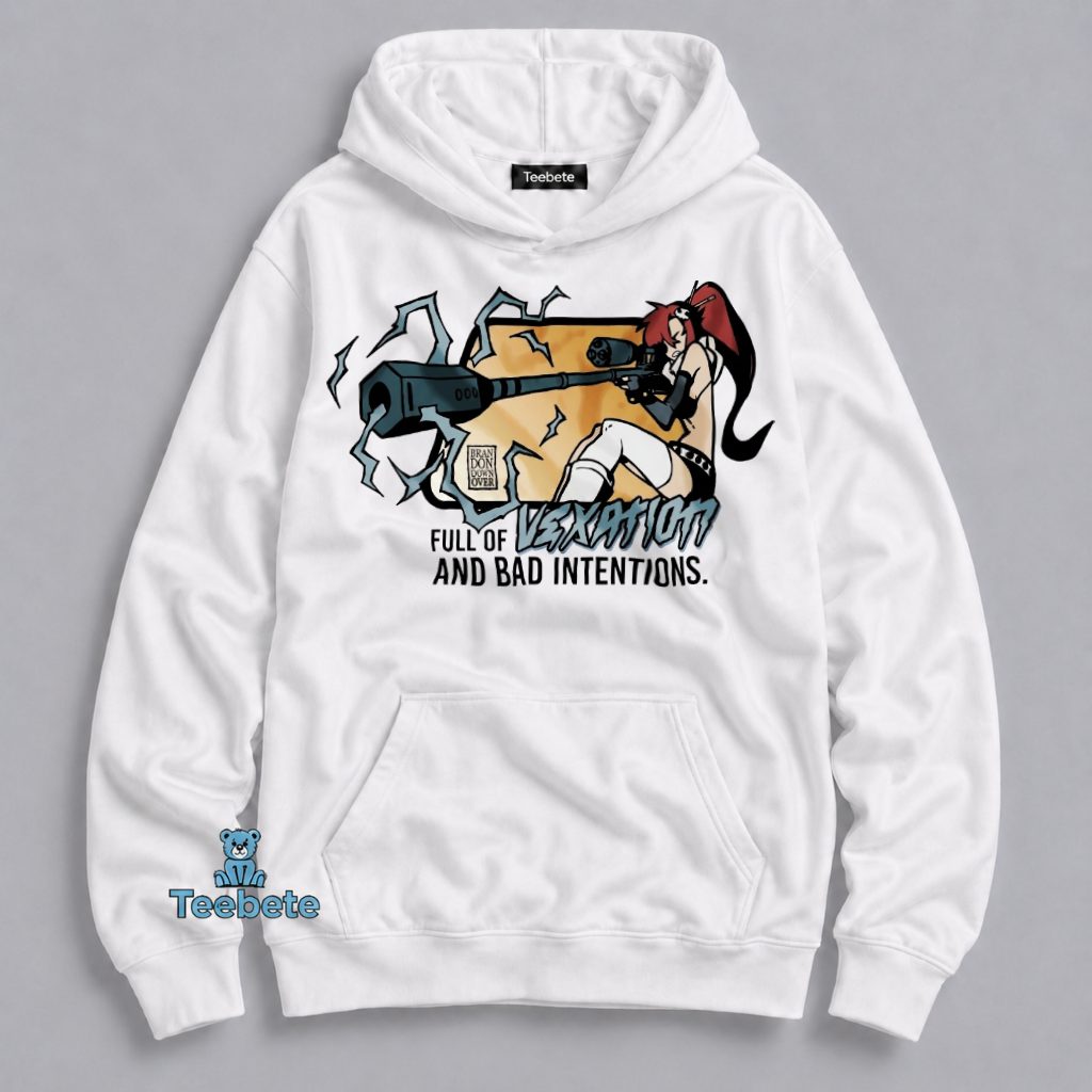 Redhead Gunner Hoodie Full Of Vexation Bad Intentions Redhead Gunner Hoodie Full Of Vexation Bad Intentions
