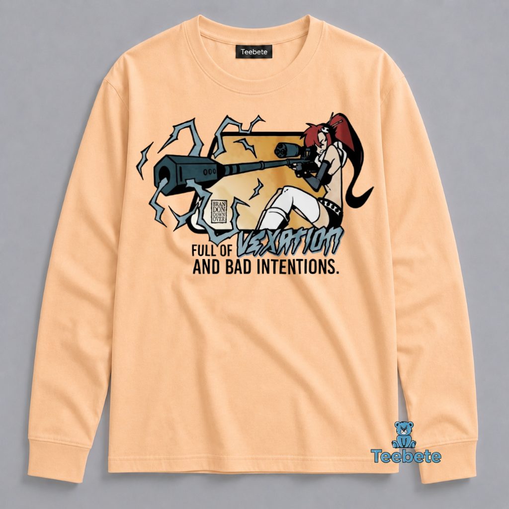 Redhead Gunner Long Sleeve Full Of Vexation Bad Intentions Redhead Gunner Long Sleeve Full Of Vexation Bad Intentions
