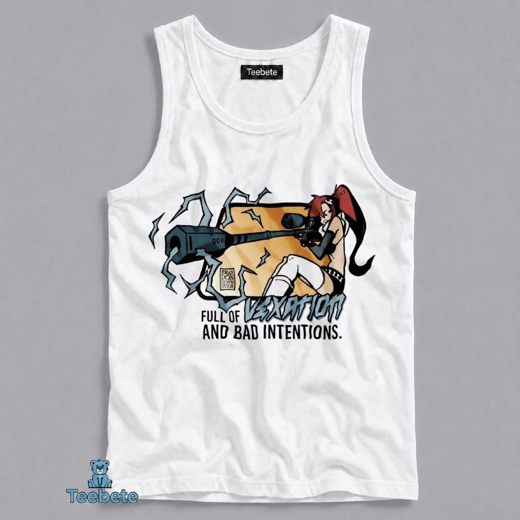 Redhead Gunner Tanktop Full Of Vexation Bad Intentions Redhead Gunner Tanktop Full Of Vexation Bad Intentions