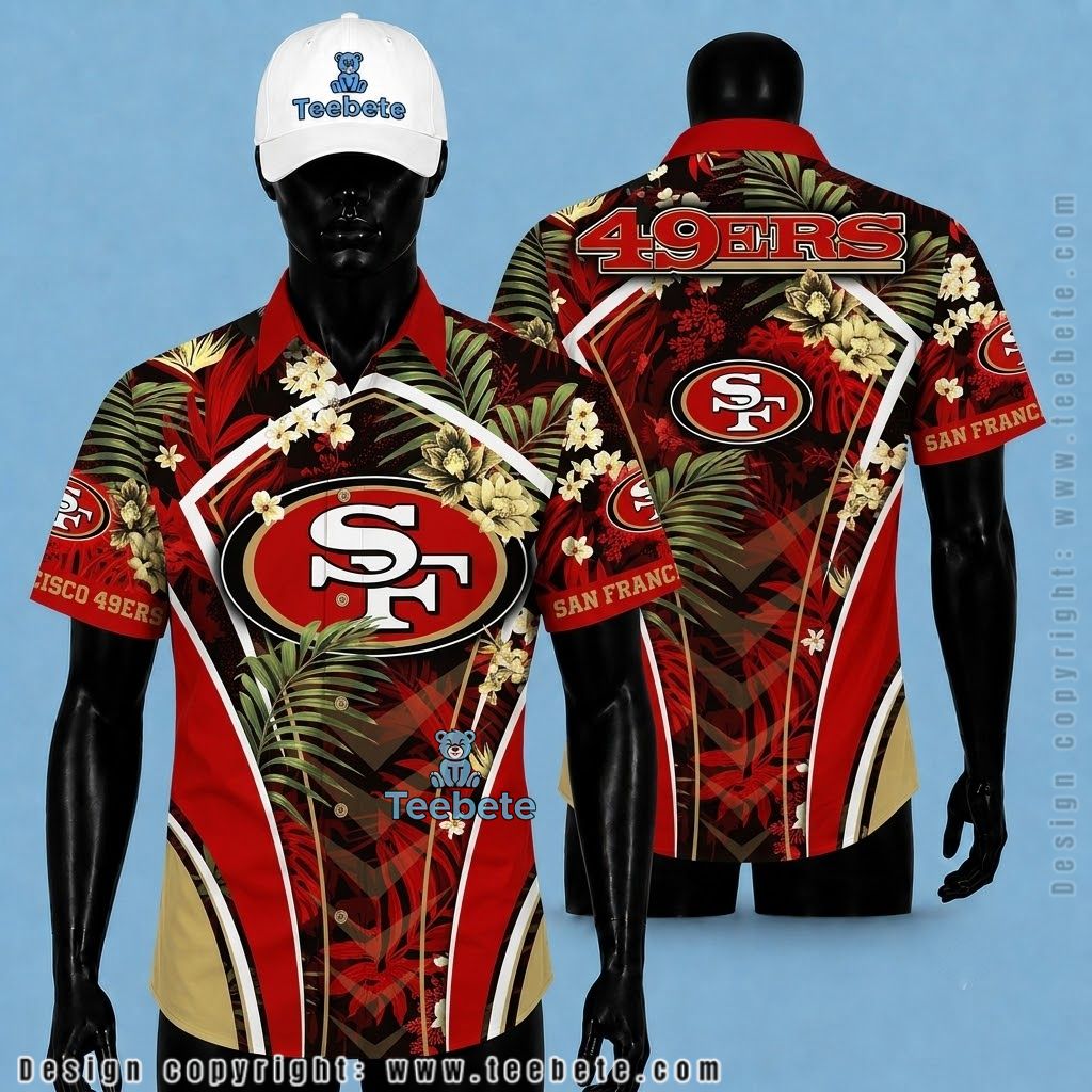 San Francisco 49Ers Aloha Shirt Toucan Jungle
