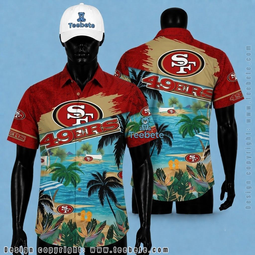 San Francisco 49Ers Tropical Shirt Palm Beach
