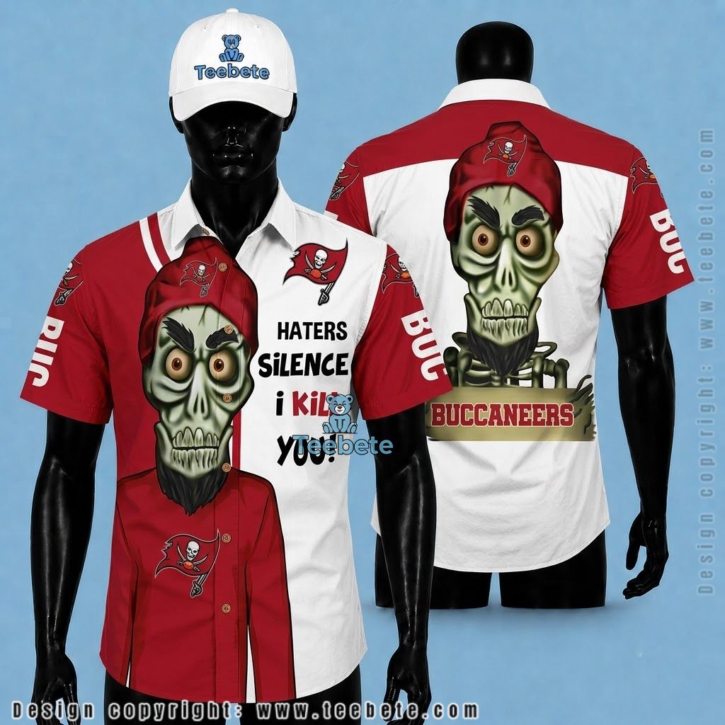 Tampa Bay Buccaneers Aloha Shirt Achmed Puppet