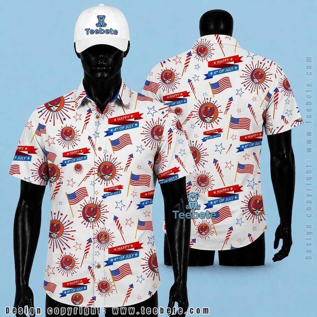 Tampa Bay Buccaneers Hawaiian Shirt 4Th Of July