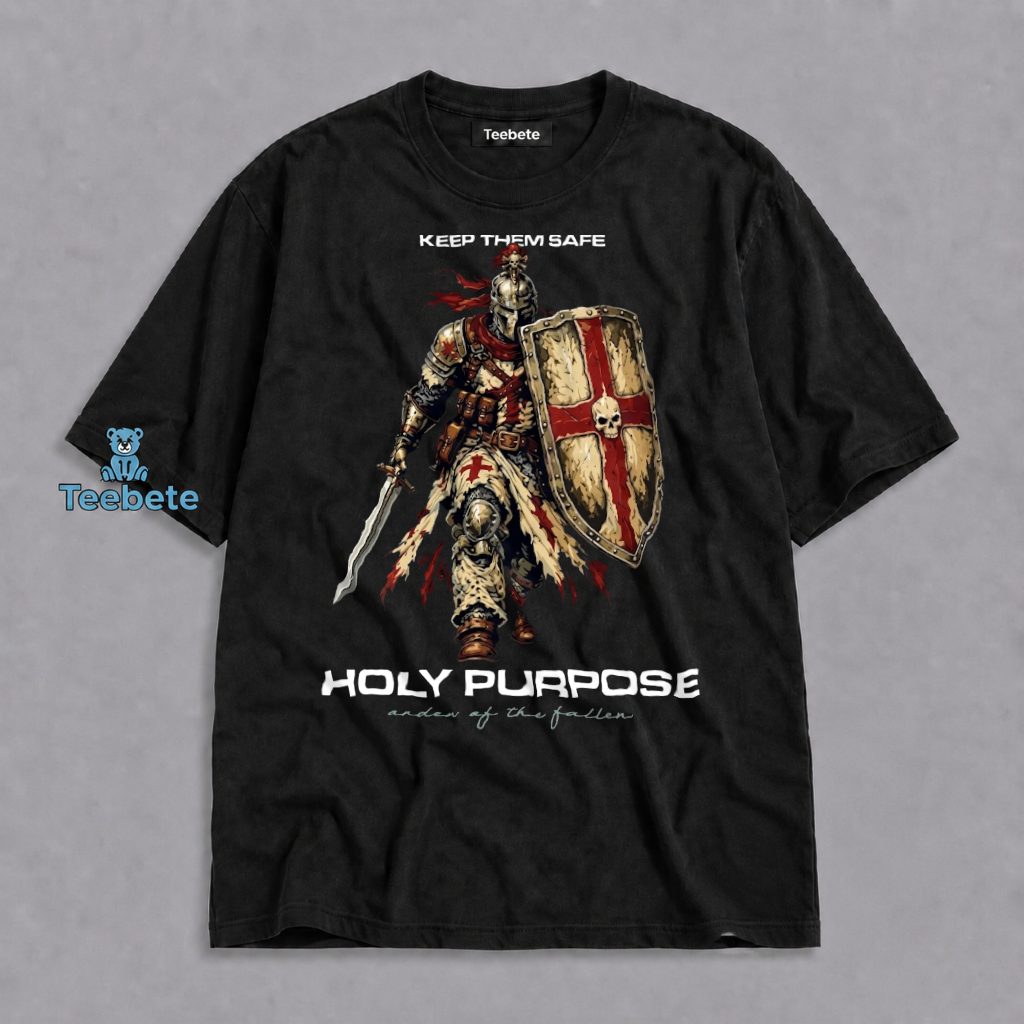 Templar Knight Shirt Keep Them Safe Holy Purpose
