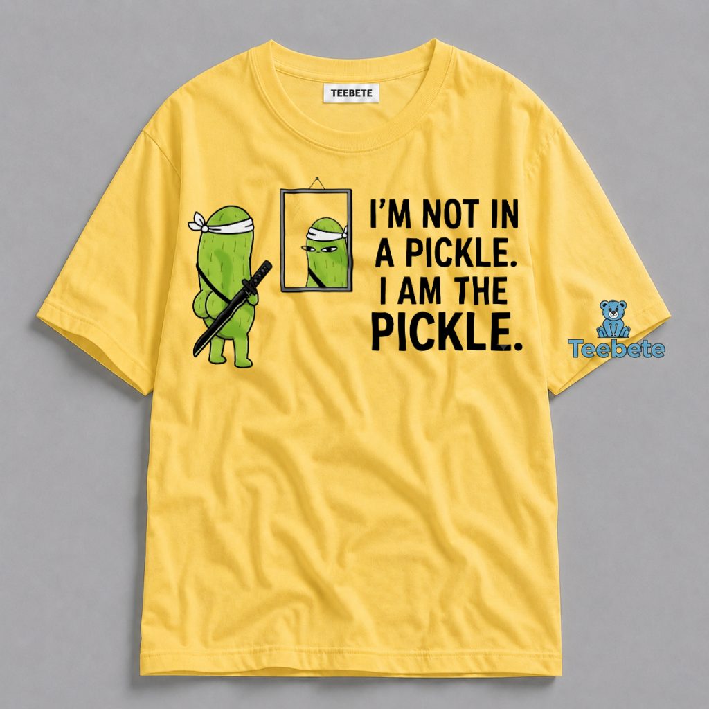 Am The Pickle Ninja Samurai Funny Pun Humor Shirt