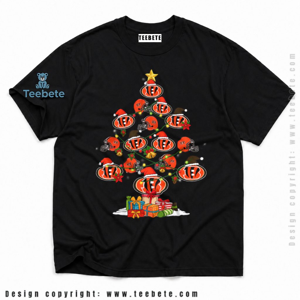 Cincinnati Bengals Christmas Tree Logo Shirt