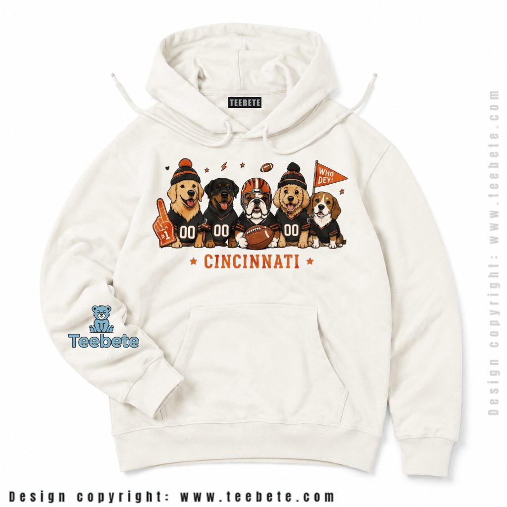 Cincinnati Bengals Dogs Squad Who Dey Hoodie Cincinnati Bengals Dogs Squad Who Dey Hoodie