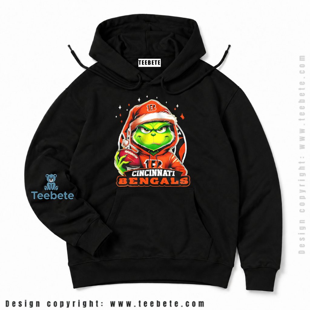 Cincinnati Bengals Grinch Hoodie Ornament Hoodie Cincinnati Bengals Grinch Hoodie Ornament Hoodie