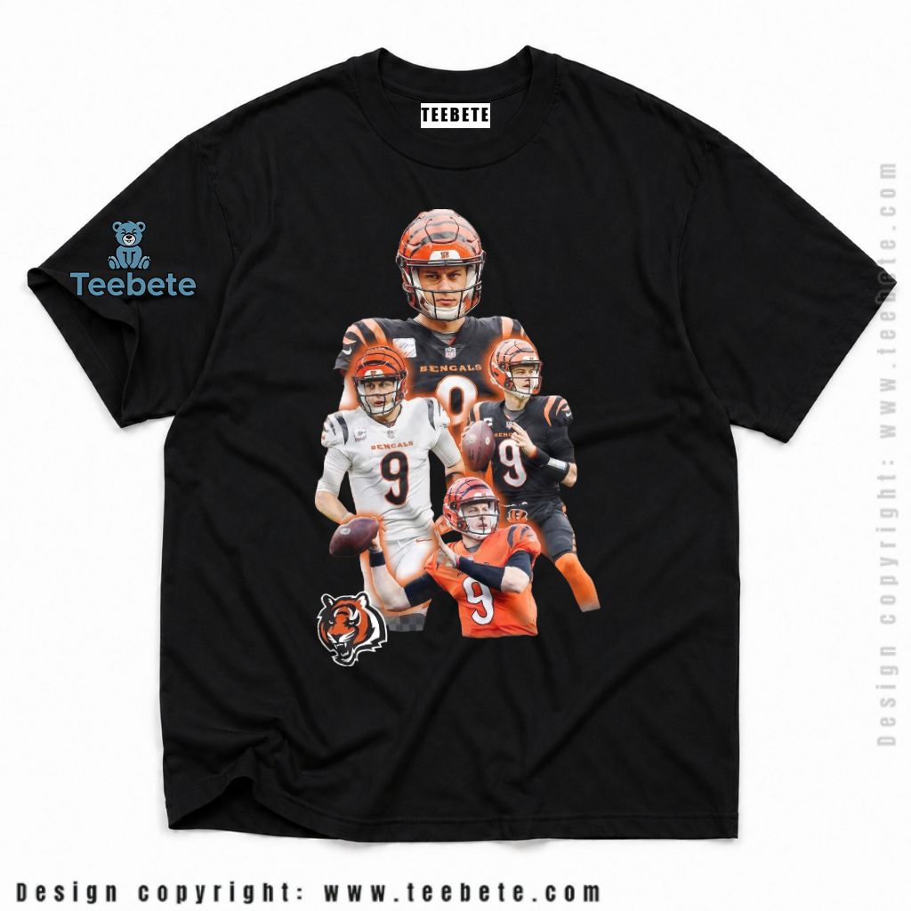 Cincinnati Bengals Joe Burrow Photo Collage Shirt