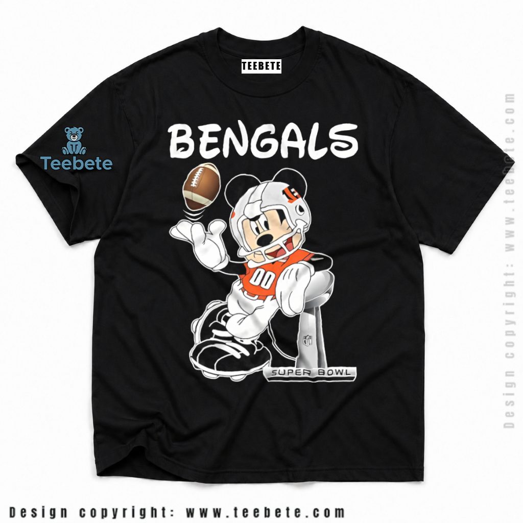Cincinnati Bengals Mickey Super Bowl Shirt