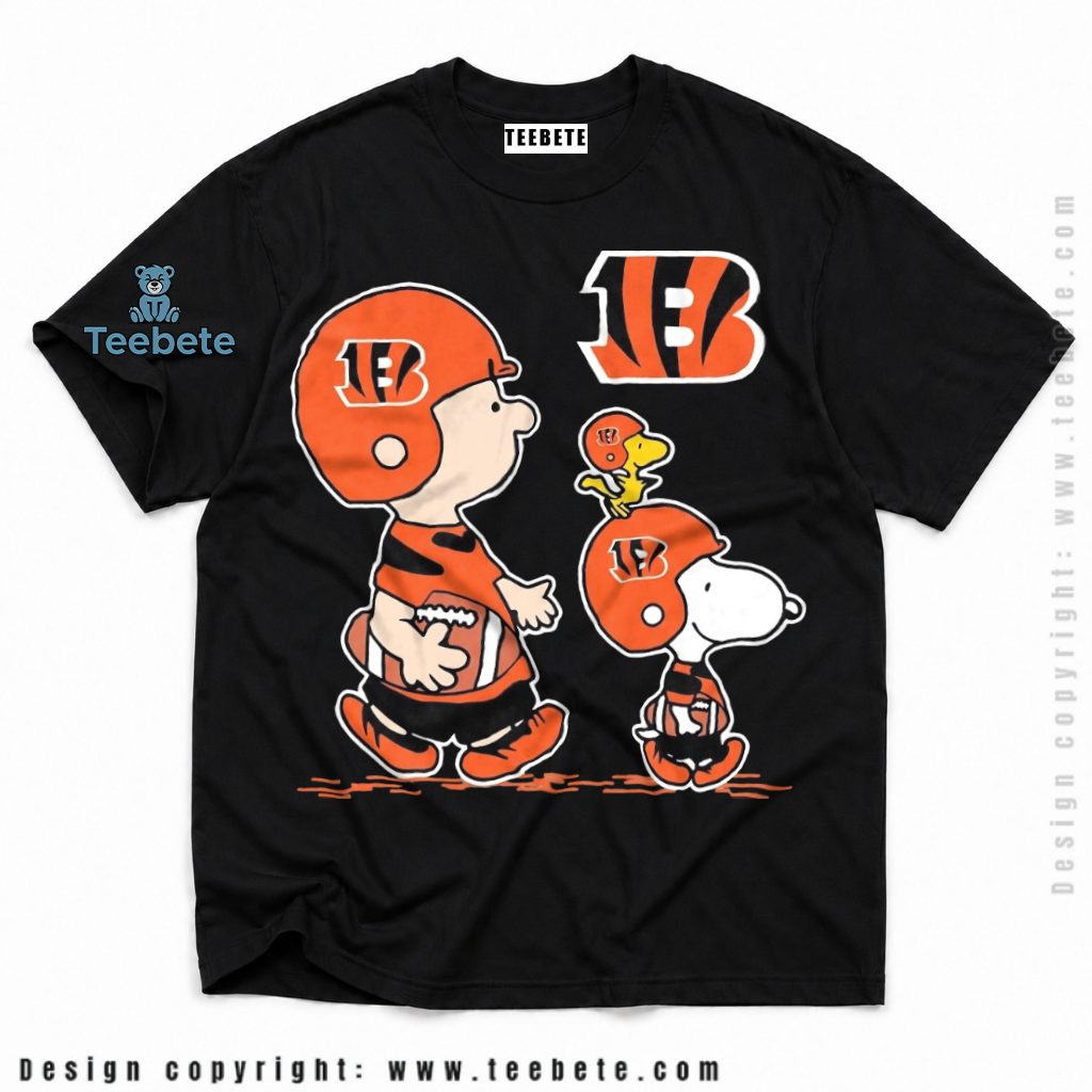 Cincinnati Bengals Peanuts Football Squad Shirt