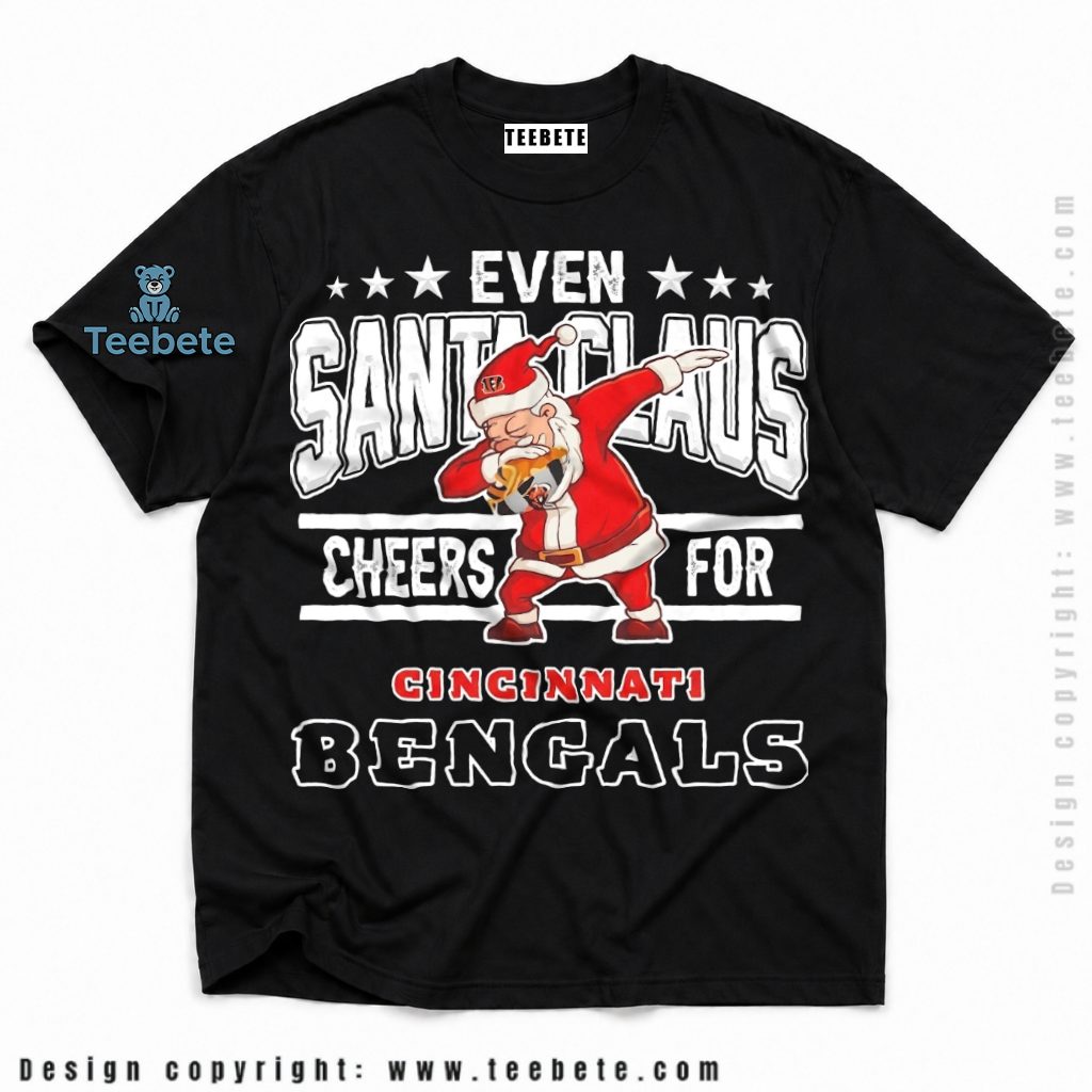 Cincinnati Bengals Santa Claus Dab Cheers Shirt