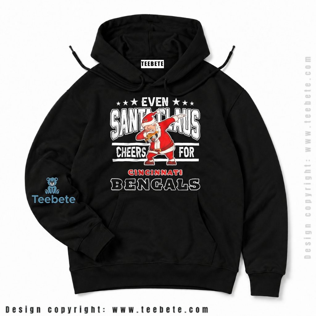 Cincinnati Bengals Santa Claus Dab Cheers Hoodie Cincinnati Bengals Santa Claus Dab Cheers Hoodie