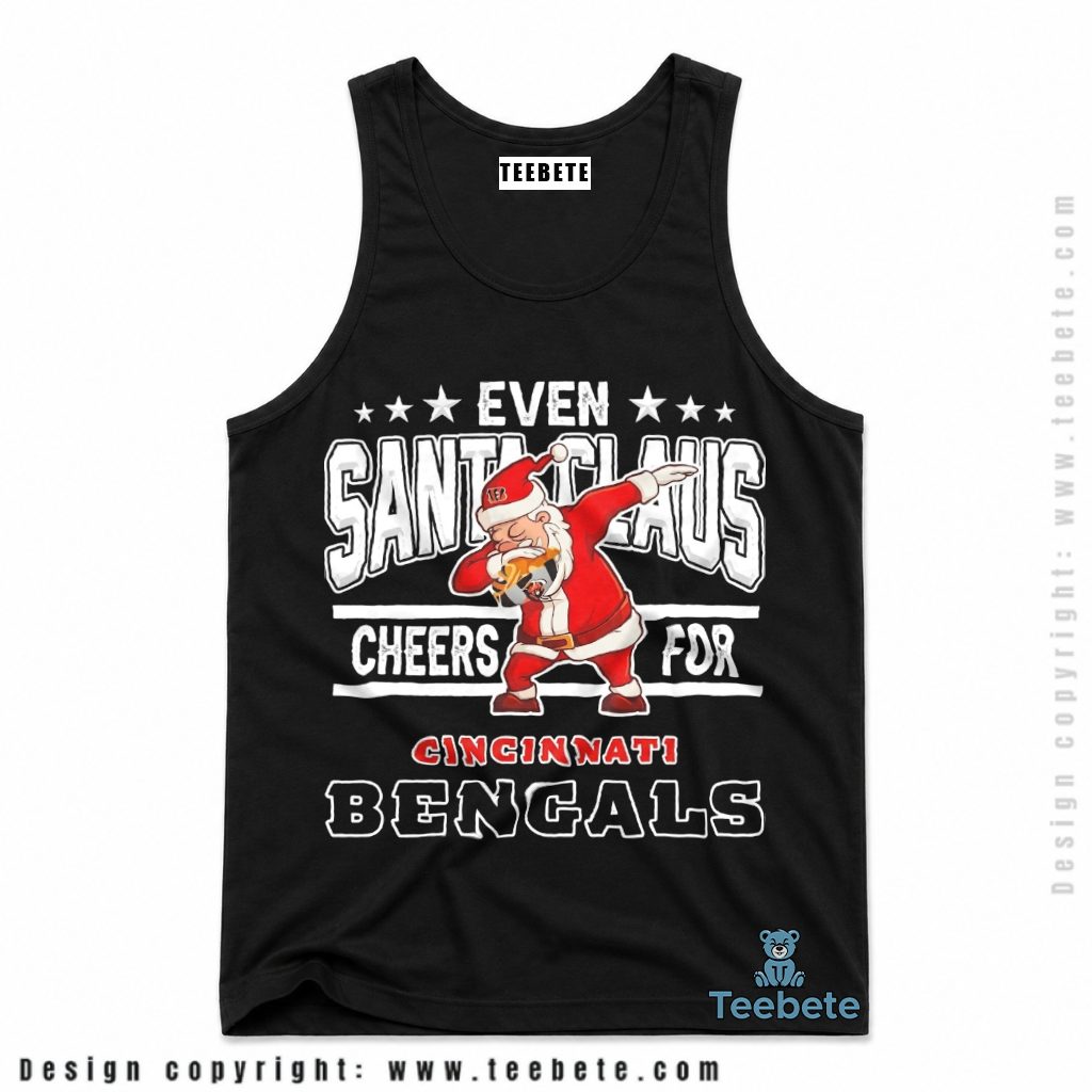 Cincinnati Bengals Santa Claus Dab Cheers Tanktop Cincinnati Bengals Santa Claus Dab Cheers Tanktop