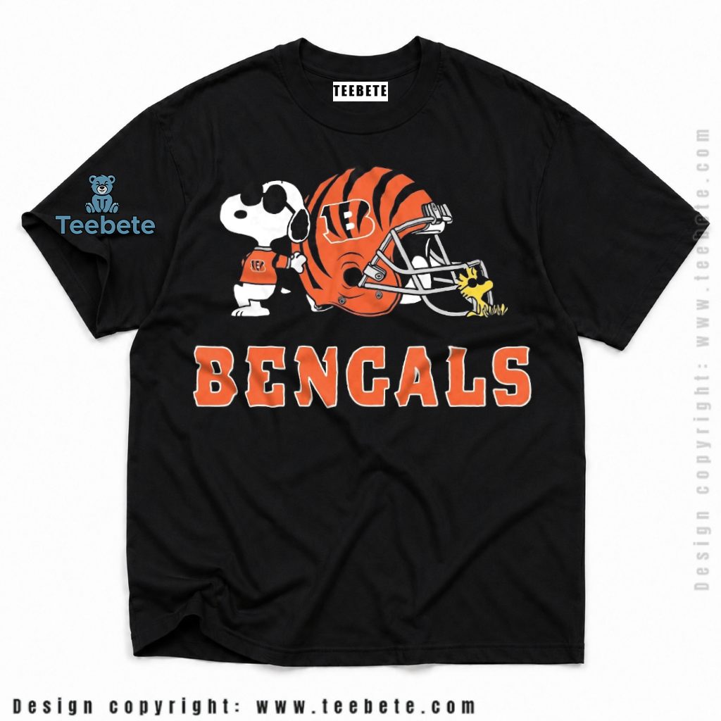 Cincinnati Bengals Snoopy Cool Helmet Shirt