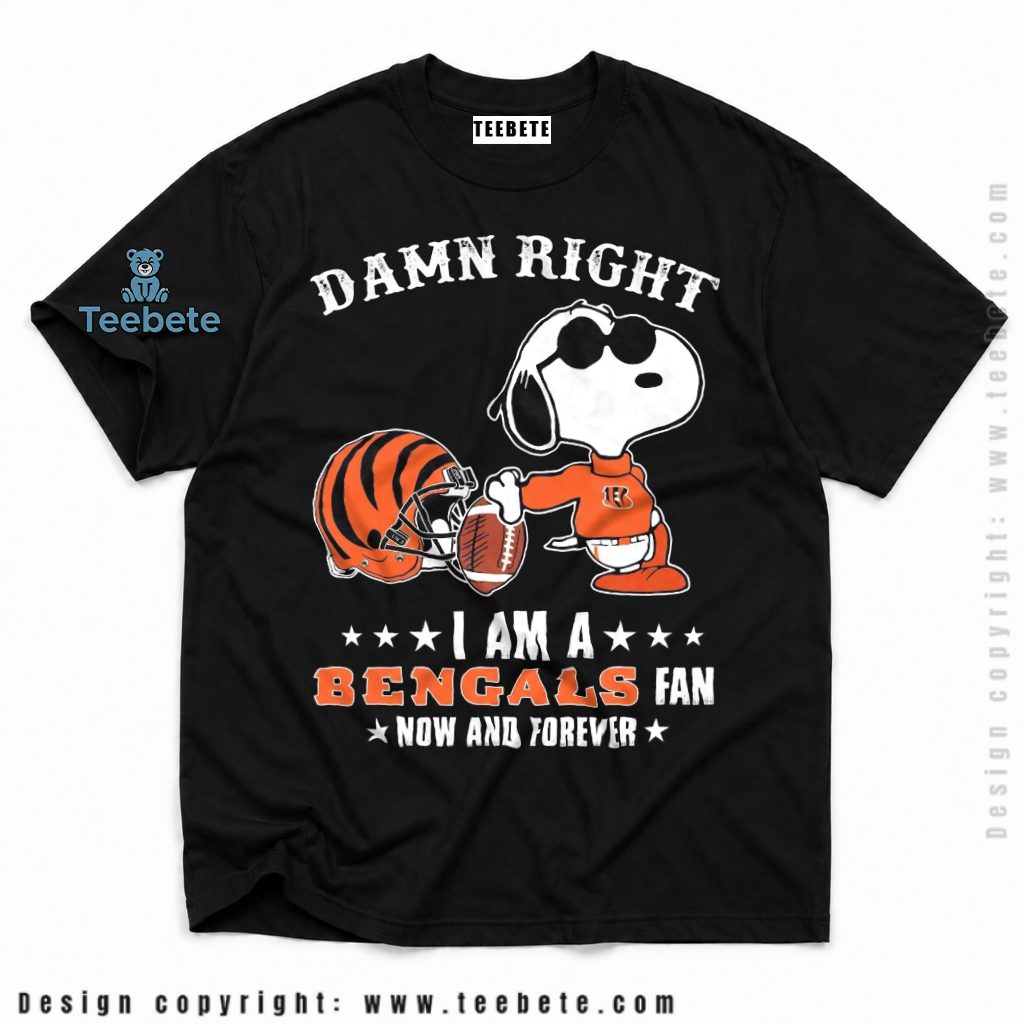 Cincinnati Bengals Snoopy Football Fan Shirt