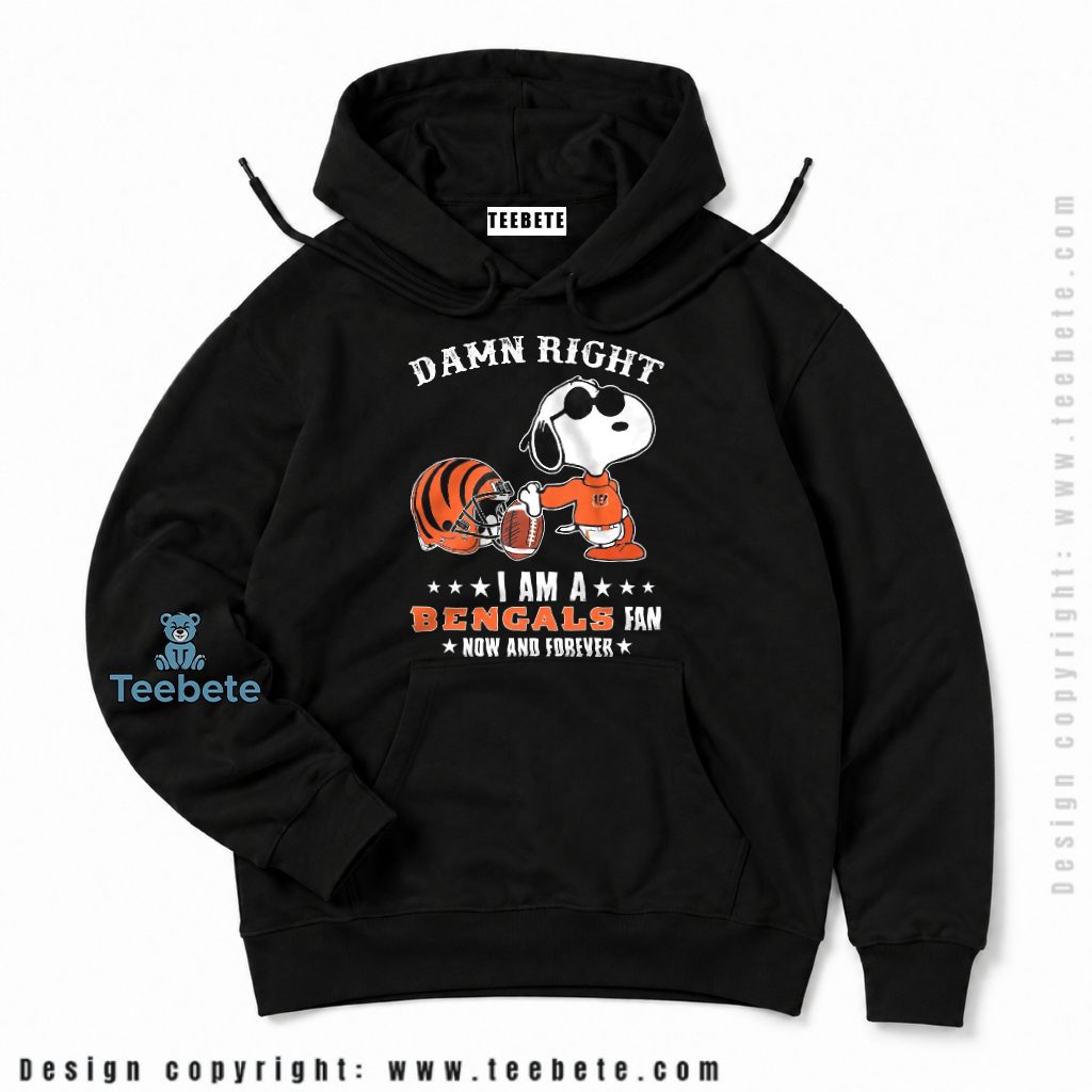 Cincinnati Bengals Snoopy Football Fan Hoodie Cincinnati Bengals Snoopy Football Fan Hoodie