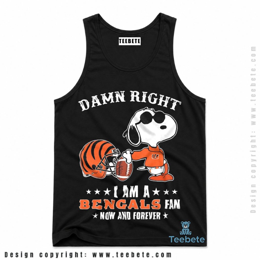 Cincinnati Bengals Snoopy Football Fan Tanktop Cincinnati Bengals Snoopy Football Fan Tanktop