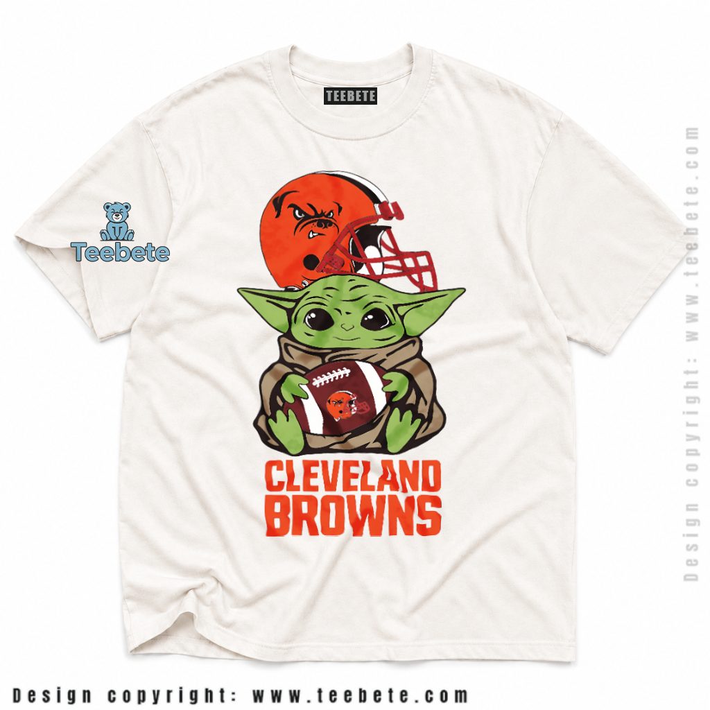 Cleveland Browns Baby Yoda Football Shirt