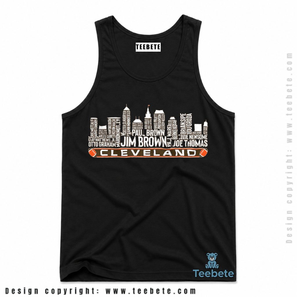 Cleveland Browns Legends Skyline Player Names Tanktop Cleveland Browns Legends Skyline Player Names Tanktop