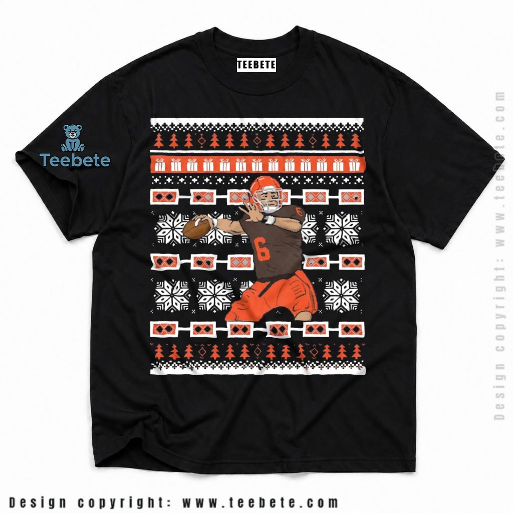 Cleveland Browns Quarterback Ugly Pattern Shirt
