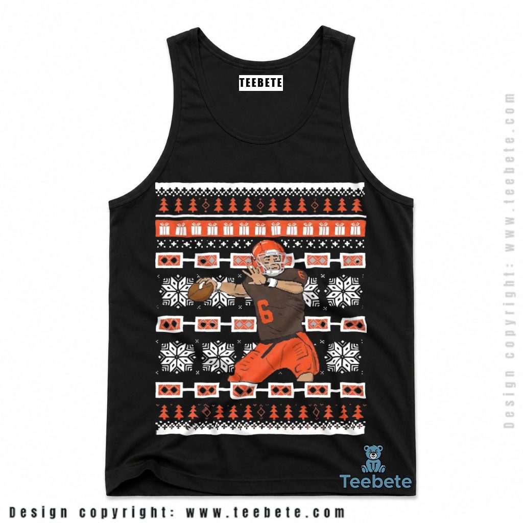 Cleveland Browns Quarterback Ugly Pattern Tanktop Cleveland Browns Quarterback Ugly Pattern Tanktop