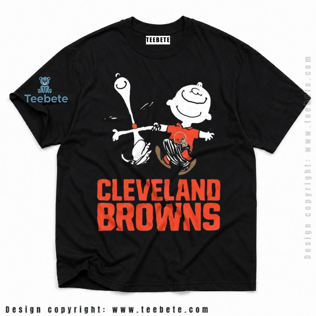 Cleveland Browns Snoopy And Charlie Brown Dancing Shirt