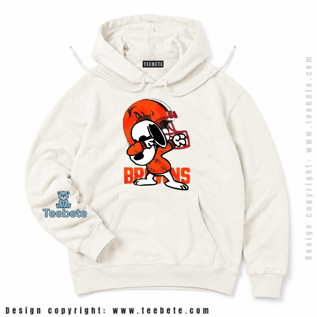 Cleveland Browns Snoopy Dabbing Helmet Hoodie Cleveland Browns Snoopy Dabbing Helmet Hoodie