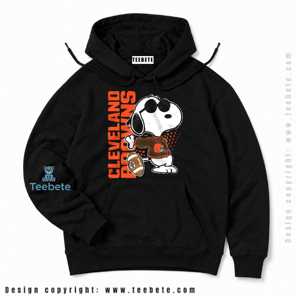 Cleveland Browns Snoopy Sunglasses Football Hoodie Cleveland Browns Snoopy Sunglasses Football Hoodie