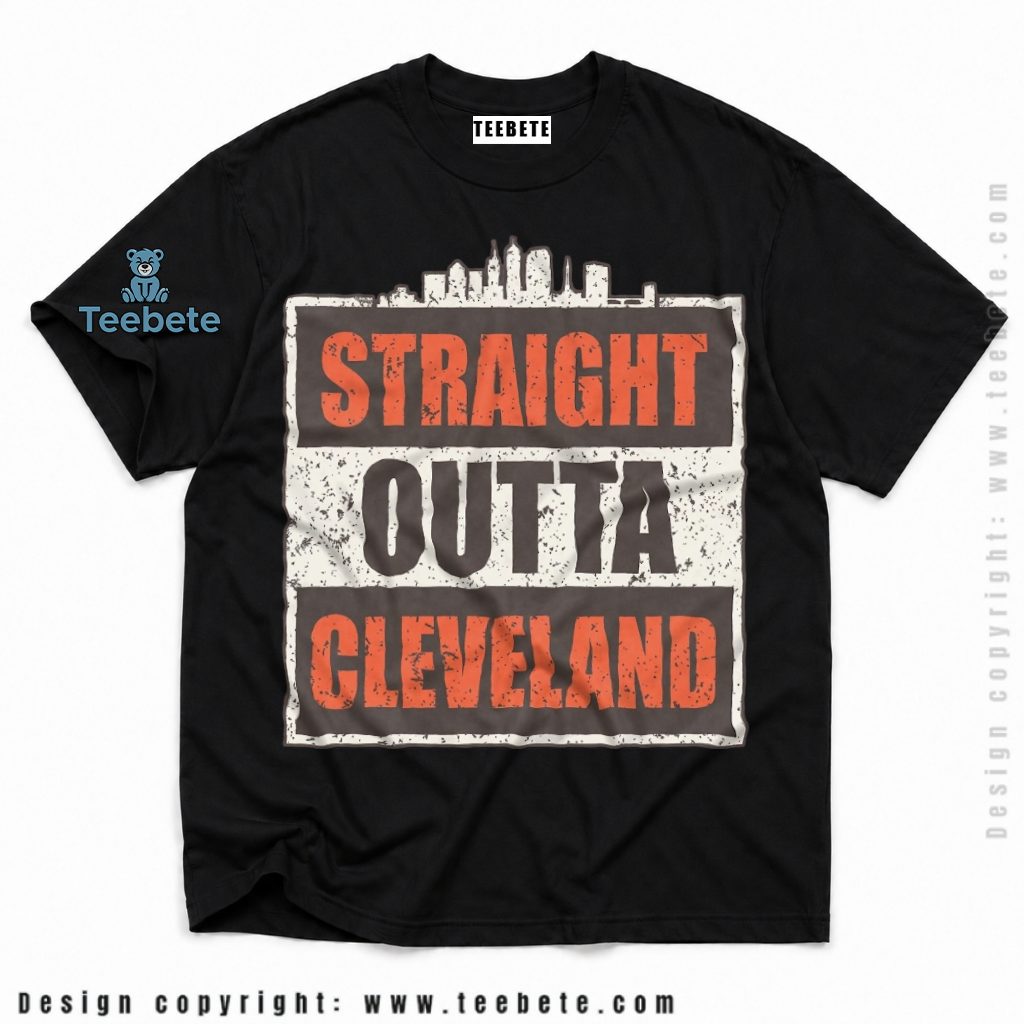 Cleveland Browns Straight Outta Skyline Shirt