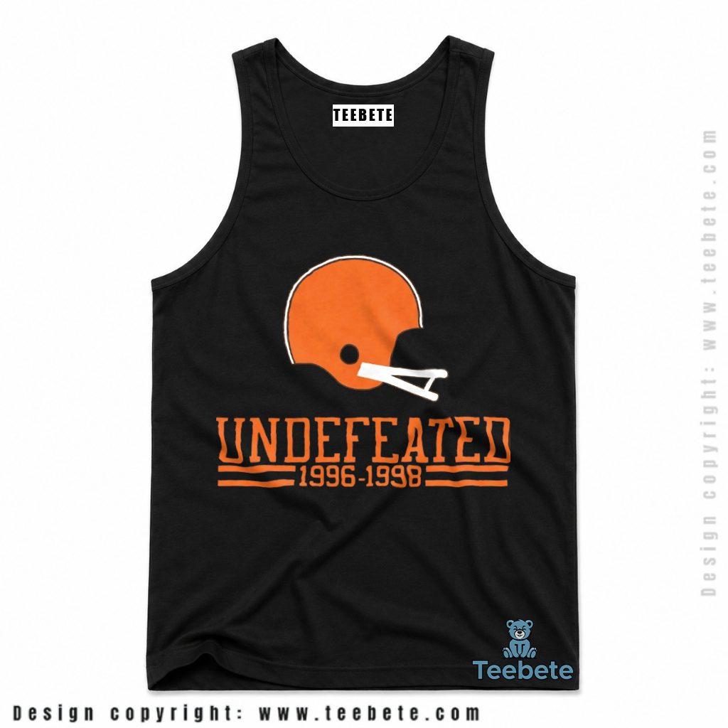 Cleveland Browns Undefeated Helmet 1996 1998 Tanktop Cleveland Browns Undefeated Helmet 1996 1998 Tanktop