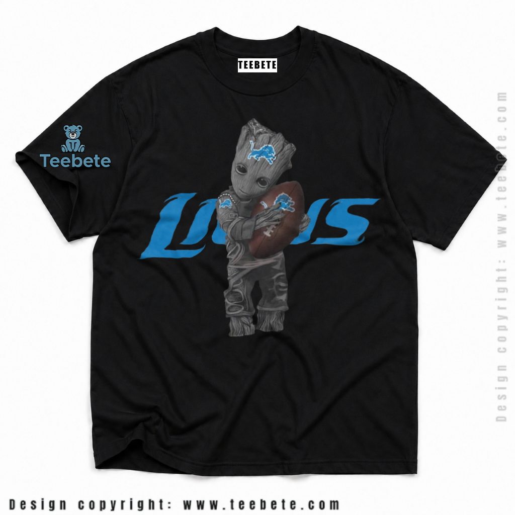 Detroit Lions Baby Groot Football Shirt